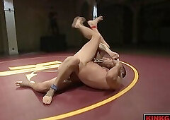 Hayden Richards and Jace Chambers in the battle of power versus size