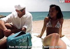 VIP SEX VAULT - Portugese Playgirl Noe Milk Screwed By The Beach In Her Constricted Aperture