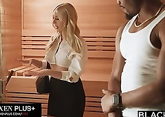 BLACKED Busy Blonde Boss Lady Kay Lovely Gets Worked Out By BBC
