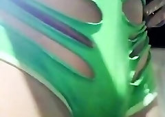 Amazing Slutty Sissy Public Exhibitionist Booty Shorts