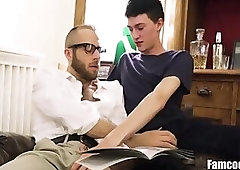 Nerdy Uncle Seduces The Boy