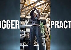 S&M ASMR - Practicing Weaves With Floggers