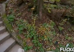 Picked up teen gives a masterful blowjob on a hidden cam