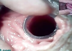 Lesbians Extreme Cervix Play and Peehole Fucking Penis Dildo