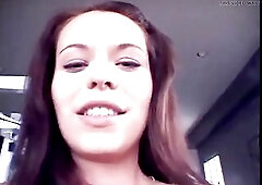 Hawt brunette hair teen plays with her marvelous cunt until a hawt hard dude whos up to get a oral-sex and hawt facial