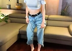 Brunette Solo Webcam Masturbation