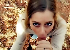 Great Blowjob In A Backyard