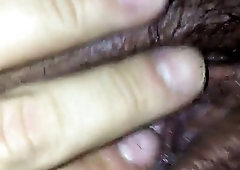 My sexy Latina wife with a beautiful pussy loves having her twat fingered