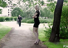 Sweet cat hunts for cock