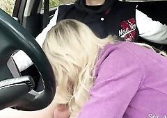 A street prostitute from Liverpool took pity on a poor student and assented to suck him just for 5£