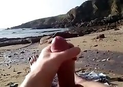 another handjob on beach