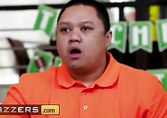 BRAZZERS - Desiree Dulce, Destiny Mira & September Reign Have a fun A Lesbo trio Whilst The Lads See Football