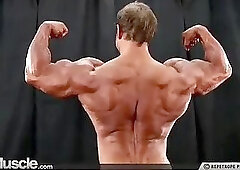 Jeff Long Lifting Weights And Sexy Posing In Pumproom