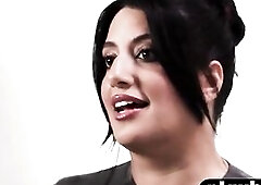 Biggest boobs Sarah Arabic enjoyed hawt masturbation after interview