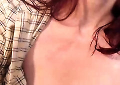 Kinky Asian camgirl pleases her fiery holes with sex toys