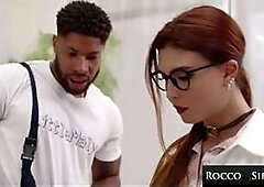 Peachlollypop Takes Each Inch – Redhead double penetration’d Hard by Groundskeepers