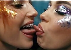 Lesbian babes Make Out In Locker Room And Bedroom Compilation #1