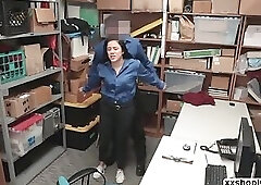 Hot Shoplifter gets bang in doggystyle