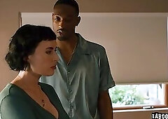 Isiah Maxwell and Hollywood Cash take turns fucking Olive Glass sweet pussy