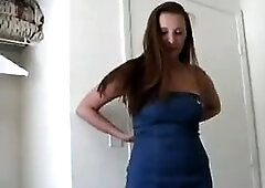 Large boobed whore gives a sexy tugjob to her boyfriend.