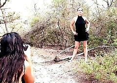 Angel with a large butt gets drilled by the white chap