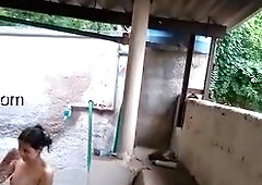 Cute Girl Bathing Record In Hidden Cam