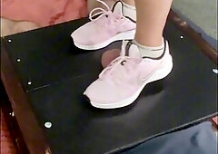 CBT in my pink Nike trainers.