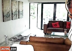 Biggest Tits 18yo Black POUNDED COARSE By Hung Producer In Wild Try-out