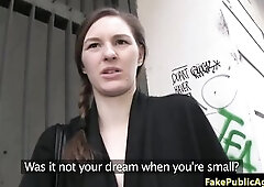 Pulled euro honey blows weenie for money then bentover and banged until cuminmouth