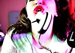 ASMRtistry Lipstick Kisses, Ear Chewing, Nail Tapping ASMR, and Greater amount!
