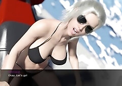 Bawdy desires in a naughty POV gameplay session