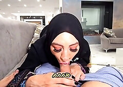 Anal creampie, arab hijab, arab