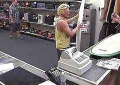 Giving up his ass is the only way this surfer boy will get more money