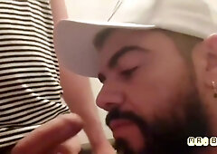 MEXICAN BEING A DUO'S LUNCH ON THE EMERGENCY STAIRS OF THE HOUSE (ACCOMPLISH ON THE NETWORK AND SUBSCRIPTION)