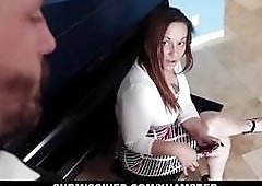 Wife watches bound secretary fuck with hubby BDSM fetish porn