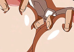 Cartoon girl with big boobs is about to get her daily dose of fuck and an orgasm