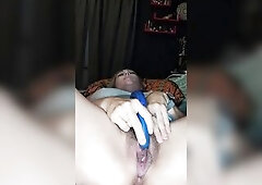 Multiple Intensive Orgasms for Bored Mommy - Real Female Climax Throbbing Twat