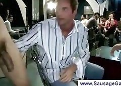 Eager boys giving head to strippers