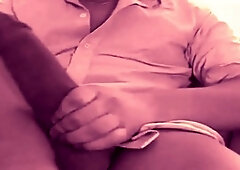 Solo male, monstercock, big white cock