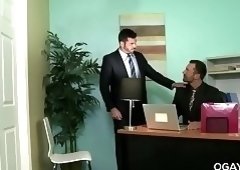 Jake fucks his boyfriend in the office