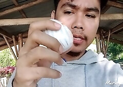 Pinoy, first time masturbation, cumshot