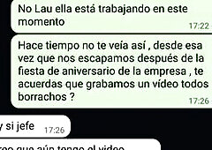 HABLANDO CON MI SECRETARIA CULONA POR WHATSAPP