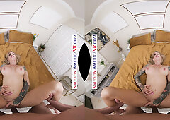 Tattooed MILF Sarah Jessie having fun with your D (VR Porn)