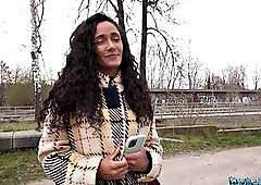 This big ass big tits Latina did not mind I had a camera! - Public Agent