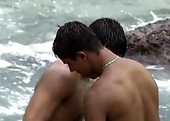 Hot latinos on the beach