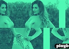 Small jugs babe exposed raunchy natural body