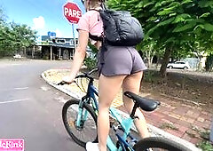 Amateur kinky girlfriend blowjob on public beach