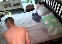 A good pounding for daddy Latin hunk mixed race / white blonde town stud hunks tattoos BB