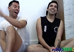 Inexperienced Australian Aston And Larkin Raw Sex After Asslicking