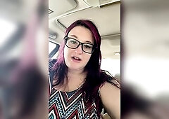 Join this bootyful big beautiful woman as this babe indulges in a mouthwatering fast food feast right from her car. See her devour a taco and 2 chicke
